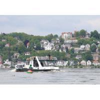 7450_7375 Fährverbindung von Hamburg Cranz + Neuenfelde nach Hamburg Blankenese. | Stadtteil Hamburg Cranz - Bezirk Hamburg Harburg - Lauf der Este im Alten Land